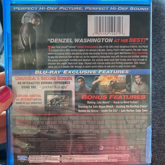 🔴5/$25🔴 Safe House blu ray and DVD set - Picture 3 of 3